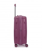 Βαλίτσα Καμπίνας Με Προέκταση AMBER (55x38x20-25cm) Μωβ AM1017 Καμπίνας