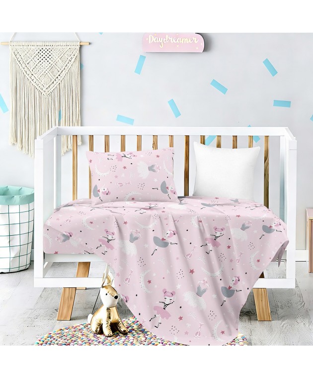 ΣΕΤ ΣΕΝΤΟΝΙΑ ΚΟΥΝΙΑΣ BALLERINA PRIME LINE BABY (120X170) Βρεφικά Σετ Σεντόνια