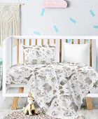 ΣΕΤ ΣΕΝΤΟΝΙΑ ΚΟΥΝΙΑΣ JUNGLE PRIME LINE BABY (120X170) Βρεφικά Σετ Σεντόνια