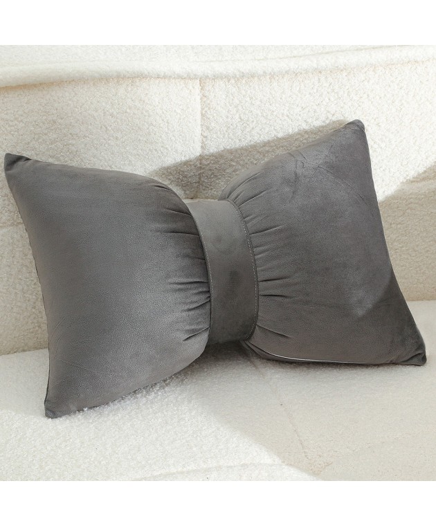 ΔΙΑΚΟΣΜΗΤΙΚΟ ΜΑΞΙΛΑΡΙ BOW GREY (50Χ35) Διακοσμητικά Μαξιλάρια