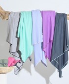 ΠΕΤΣΕΤΑ MICROFIBER GYM PURPLE (50Χ90) Πετσέτες Γυμναστηρίου