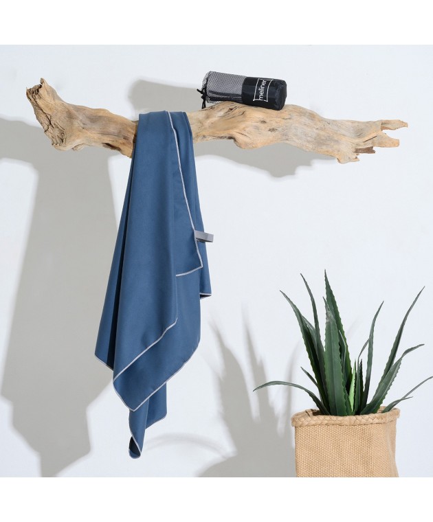 ΠΕΤΣΕΤΑ MICROFIBER GYM DARK GREY (50Χ90) Πετσέτες Γυμναστηρίου