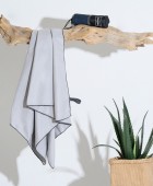 ΠΕΤΣΕΤΑ MICROFIBER GYM SILVER (80Χ170) Πετσέτες Γυμναστηρίου