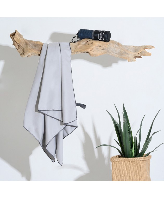 ΠΕΤΣΕΤΑ MICROFIBER GYM SILVER (80Χ170) Πετσέτες Γυμναστηρίου