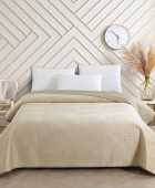 ΚΟΥΒΕΡΛΙ KING SIZE OMNIA GREIGE (260Χ240) Κουβερλί King Size