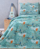 ΣΕΤ ΣΕΝΤΟΝΙΑ ΜΟΝΑ (Λ) PLANEUR KIDS LINE (100X200+32) Μονά