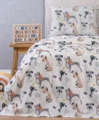 ΣΕΤ ΠΑΠΛΩΜΑΤΟΘΗΚΗ (2 ΤΕΜ.) ΜΟΝΗ DOGGY KIDS LINE (165X245) Παιδικές Παπλωματοθήκες