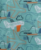 ΣΕΤ ΠΑΠΛΩΜΑΤΟΘΗΚΗ (2 ΤΕΜ.) ΜΟΝΗ PLANEUR KIDS LINE (165X245) Παιδικές Παπλωματοθήκες