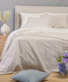 ΣΕΤ ΣΕΝΤΟΝΙΑ ΔΙΠΛΑ (Λ) CORAL LIGHT GREY ULTRA LINE (150Χ200+32) Σεντόνια Διπλά