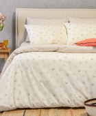 ΣΕΤ ΣΕΝΤΟΝΙΑ ΥΠΕΡΔΙΠΛΑ (Λ) SPRING BEIGE ULTRA LINE (160Χ200+32)