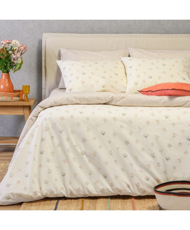 ΣΕΤ ΣΕΝΤΟΝΙΑ ΥΠΕΡΔΙΠΛΑ (Λ) SPRING BEIGE ULTRA LINE (160Χ200+32)