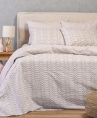 ΣΕΤ ΣΕΝΤΟΝΙΑ ΥΠΕΡΔΙΠΛΑ (Λ) PARIS GREY ULTRA LINE (160Χ200+32)