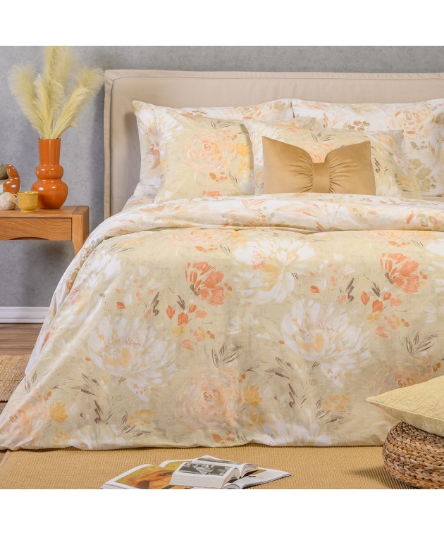 ΣΕΤ ΣΕΝΤΟΝΙΑ ΜΟΝΑ ANABELLE BEIGE CASUAL LINE (170X270) Σεντόνια Μονά