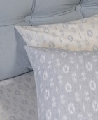 ΣΕΤ ΣΕΝΤΟΝΙΑ ΥΠΕΡΔΙΠΛΑ (Λ) RIVER LIGHT GREY CASUAL LINE (160Χ200+32)