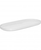 ESTIA ΠΙΑΤΕΛΑ ΟΒΑΛ KYRA 36cm ΛΕΥΚΗ Πιατέλες