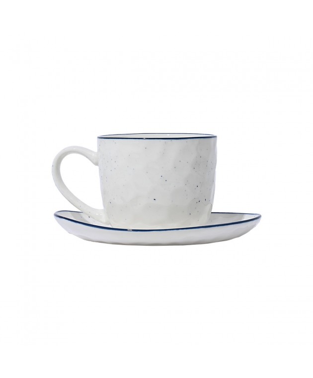 ESTIA ΦΛΥΤΖΑΝΙ ΤΣΑΓΙΟΥ PEBBLES ΠΟΡΣΕΛΑΝΗ 220ml ΜΕ ΠΙΑΤΑΚΙ Φλυτζάνια