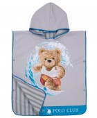 GREENWICH POLO CLUB JUNIOR ΠΟΝΤΣΟ ΘΑΛΑΣΣΗΣ 50Χ115 4179 BLUE, GREY ΝΕΕΣ ΑΦΙΞΕΙΣ