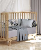 GREENWICH POLO CLUB ΚΟΥΒΕΡΤΑ ΠΙΚΕ 80X110 BABY 8871 GREY Αγκαλιάς-Λίκνου