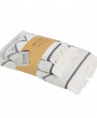 DAS HOME ΣΕΤ ΠΕΤΣΕΤΕΣ 3ΤΕΜΑΧΙΩΝ BEST 0873 BLACK Σετ πετσέτες Mπάνιου