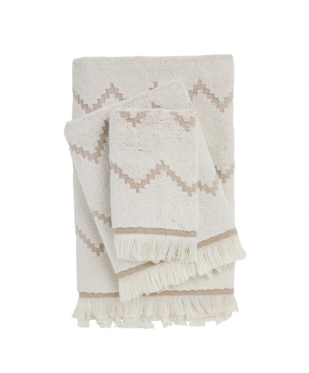 DAS HOME ΣΕΤ ΠΕΤΣΕΤΕΣ 3ΤΕΜΑΧΙΩΝ BEST 0872 BEIGE Σετ πετσέτες Mπάνιου