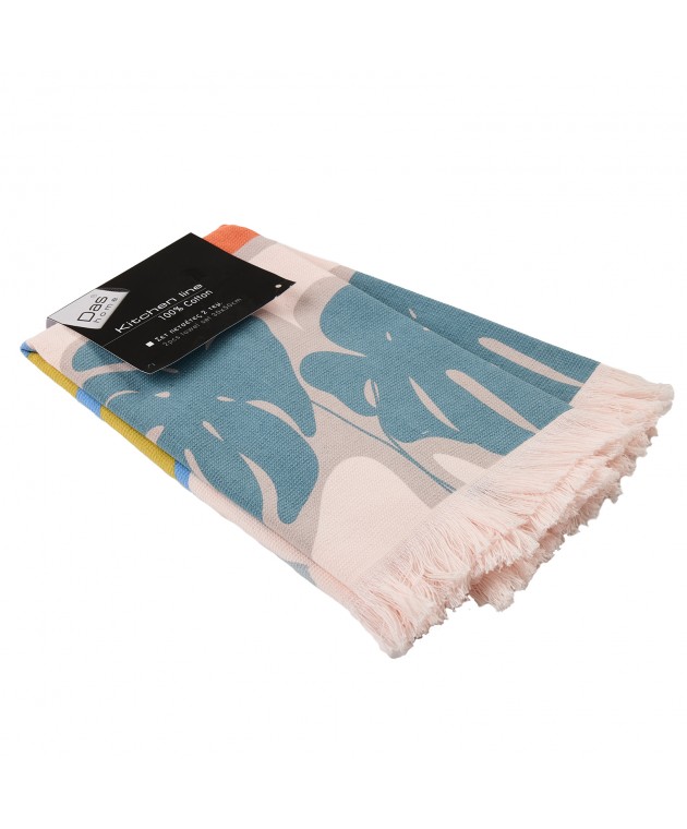 DAS HOME ΣΕΤ ΠΟΤΗΡΟΠΑΝΑ 2ΤΜΧ 30Χ50 0889 COLOR, MULTI Ποτηρόπανα