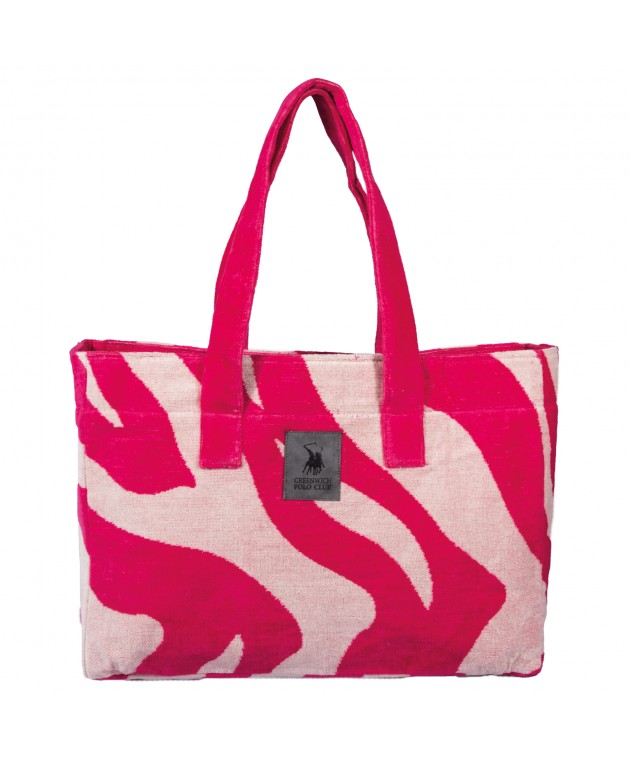 GREENWICH POLO CLUB ΤΣΑΝΤΑ ΘΑΛΑΣΣΗΣ 50Χ38 5200 MAGENTA, TAUPE Τσάντες Θαλάσσης