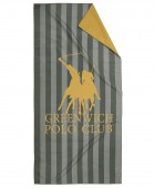GREENWICH POLO CLUB ΠΕΤΣΕΤΑ ΘΑΛΑΣΣΗΣ 80Χ170 ESSENTIAL 5217 GREY, OCHRE Πετσέτες Θαλάσσης 
