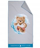 GREENWICH POLO CLUB JUNIOR ΠΕΤΣΕΤΑ ΘΑΛΑΣΣΗΣ 70Χ140 4179 BLUE, GREY Πετσέτες Θαλάσσης Παιδικές