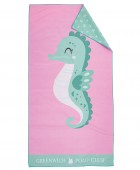 GREENWICH POLO CLUB JUNIOR ΠΕΤΣΕΤΑ ΘΑΛΑΣΣΗΣ 70Χ140 4176 PINK, ΜΙΝΤ Πετσέτες Θαλάσσης Παιδικές