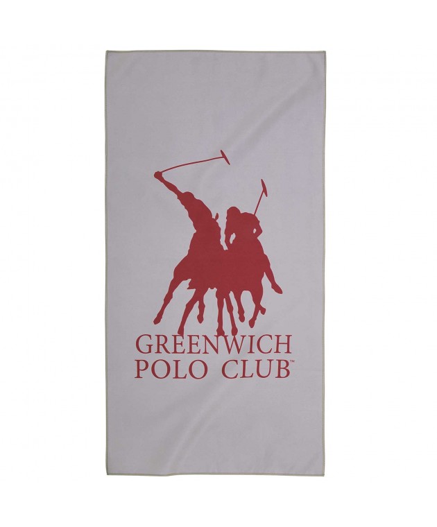 GREENWICH POLO CLUB ΠΕΤΣΕΤΑ ΓΥΜΝΑΣΤΗΡΙΟΥ 45Χ90 4187 GREY/RED Πετσέτες Γυμναστηρίου
