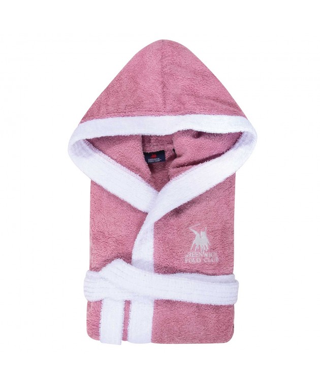 GREENWICH POLO CLUB ΜΠΟΥΡΝΟΥΖΙ No.12 ESSENTIAL 8619 PINK Παιδικά Μπουρνούζια