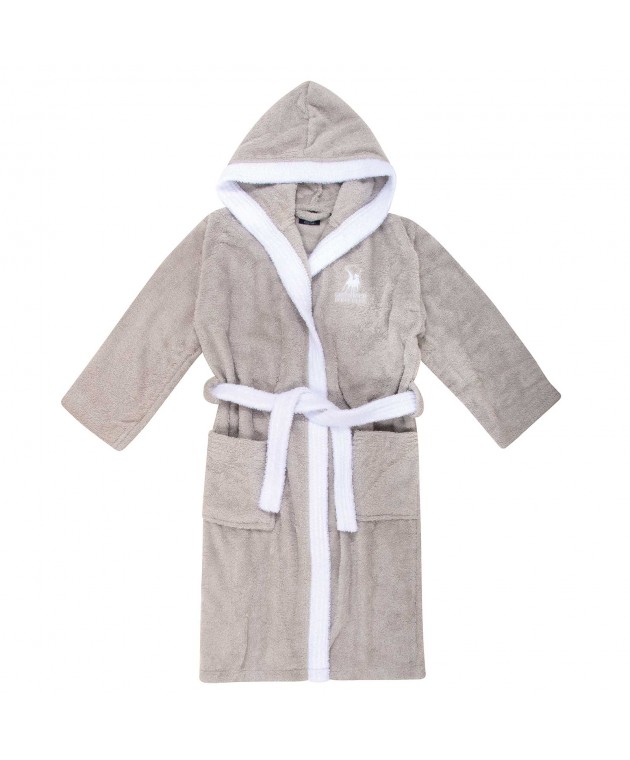 GREENWICH POLO CLUB ΜΠΟΥΡΝΟΥΖΙ No.12 ESSENTIAL 8622 GREY Παιδικά Μπουρνούζια