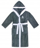 GREENWICH POLO CLUB ΜΠΟΥΡΝΟΥΖΙ No.8 ESSENTIAL 8623 DARK GREY Παιδικά Μπουρνούζια