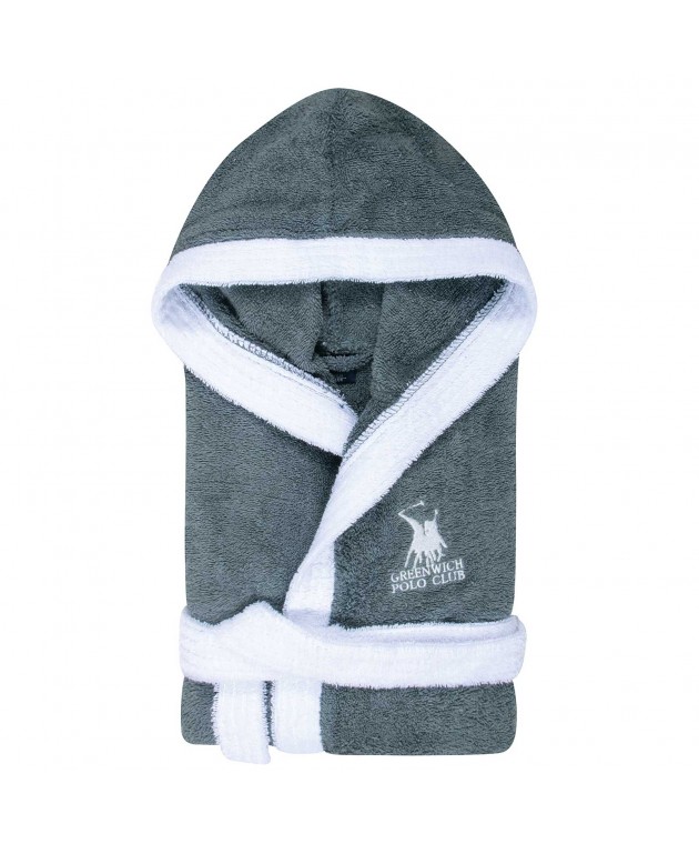 GREENWICH POLO CLUB ΜΠΟΥΡΝΟΥΖΙ No.8 ESSENTIAL 8623 DARK GREY Παιδικά Μπουρνούζια