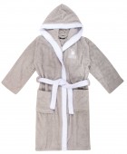 GREENWICH POLO CLUB ΜΠΟΥΡΝΟΥΖΙ No.10 ESSENTIAL 8622 GREY Παιδικά Μπουρνούζια