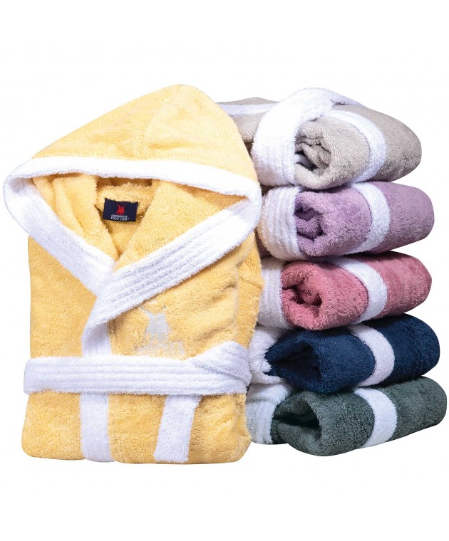 GREENWICH POLO CLUB ΜΠΟΥΡΝΟΥΖΙ No.4 ESSENTIAL 8621 YELLOW Παιδικά Μπουρνούζια