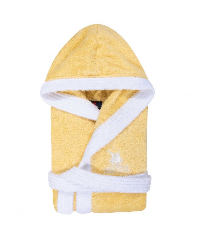 GREENWICH POLO CLUB ΜΠΟΥΡΝΟΥΖΙ No.4 ESSENTIAL 8621 YELLOW Παιδικά Μπουρνούζια