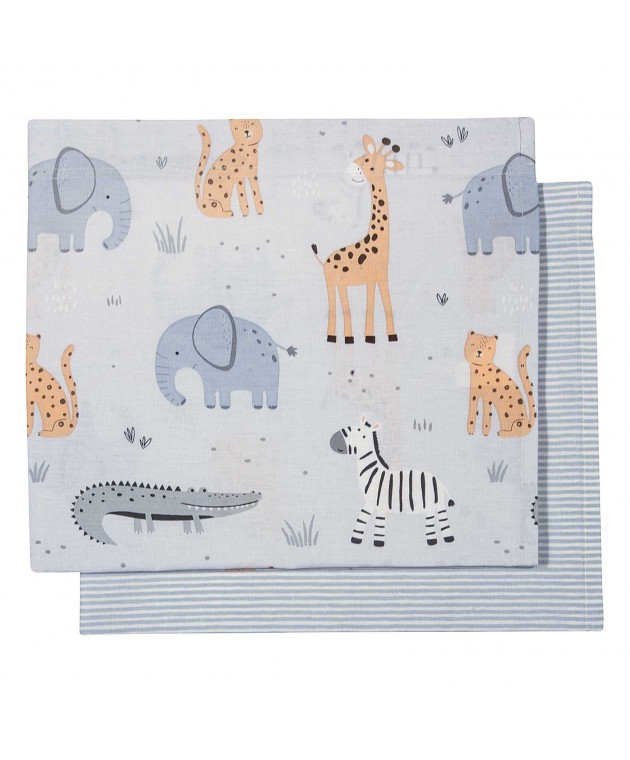GREENWICH POLO CLUB ΣΕΤ ΣΕΝΤΟΝΙΑ ΛΙΚΝΟΥ ΒΑΒΥ ESSENTIAL 8867 GREEN, GREY 70Χ120 Βρεφικά Σεντόνια Λίκνου-Καλαθούνας
