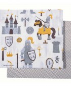 GREENWICH POLO CLUB ΣΕΤ ΣΕΝΤΟΝΙΑ ΛΙΚΝΟΥ ESSENTIAL 8861 CREAM, GREY 70Χ120 Βρεφικά Σεντόνια Λίκνου-Καλαθούνας