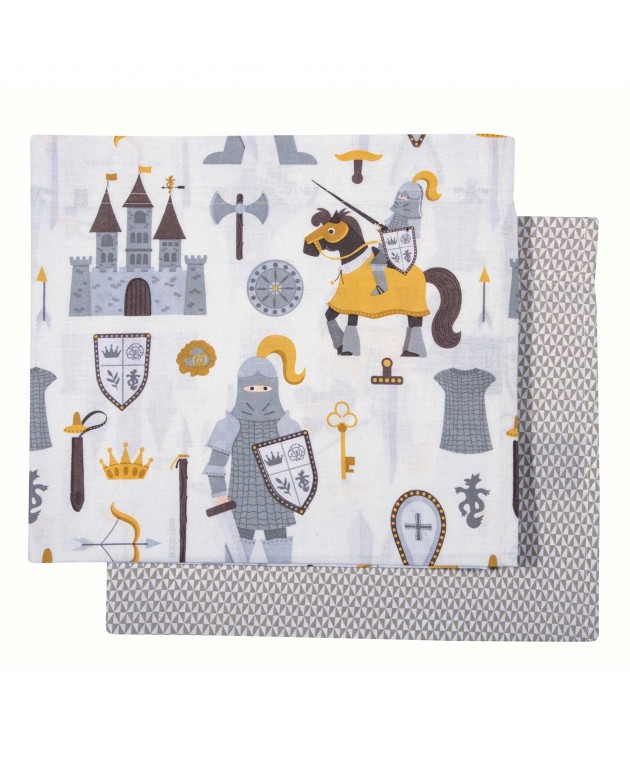 GREENWICH POLO CLUB ΣΕΤ ΣΕΝΤΟΝΙΑ ΛΙΚΝΟΥ ESSENTIAL 8861 CREAM, GREY 70Χ120 Βρεφικά Σεντόνια Λίκνου-Καλαθούνας