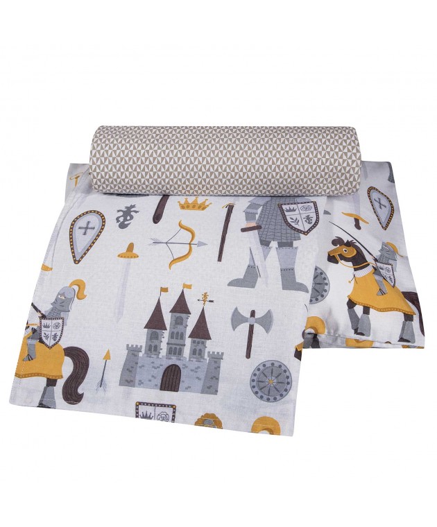 GREENWICH POLO CLUB ΣΕΤ ΣΕΝΤΟΝΙΑ ΚΟΥΝΙΑΣ ESSENTIAL 8861 CREAM, GREY 130Χ170 Βρεφικά Σετ Σεντόνια