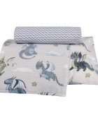 GREENWICH POLO CLUB ΣΕΤ ΣΕΝΤΟΝΙΑ ΚΟΥΝΙΑΣ ESSENTIAL 8863 BEIGE, BLUE 130Χ170 Βρεφικά Σετ Σεντόνια