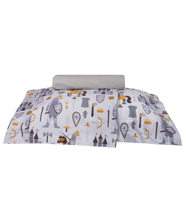 GREENWICH POLO CLUB ΣΕΤ ΣΕΝΤΟΝΙΑ ΜΟΝΑ ESSENTIAL 8861 CREAM, GREY 170Χ260 Μονά
