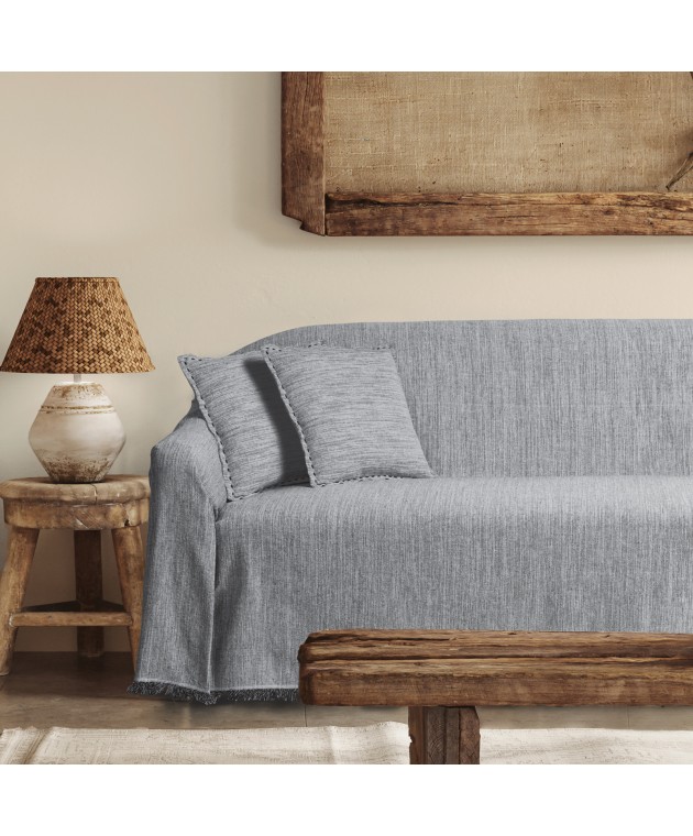 DAS HOME ΔΙΑΚΟΣΜΗΤΙΚΟ ΜΑΞΙΛΑΡΙ 40X40 0285 BLACK Με γέμιση