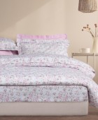 DAS HOME ΣΕΝΤΟΝΙΑ ΣΕΤ ΥΠΕΡΔΙΠΛΑ EXECUTIVE 1724 LIGHT GREY, PINK 240Χ260 Σεντόνια Υπέρδιπλα