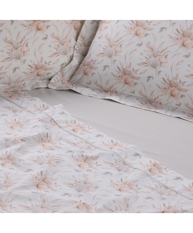 DAS HOME ΣΕΤ ΣΕΝΤΟΝΙΑ ΥΠΕΡΔΙΠΛΑ DAILY 3181 CREAM, GREY 240X260 Σεντόνια Υπέρδιπλα