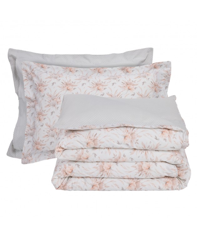DAS HOME ΣΕΤ ΣΕΝΤΟΝΙΑ ΥΠΕΡΔΙΠΛΑ DAILY 3181 CREAM, GREY 240X260 Σεντόνια Υπέρδιπλα