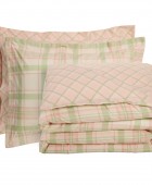DAS HOME ΣΕΤ ΣΕΝΤΟΝΙΑ ΜΟΝΑ ΜΕ ΛΑΣΤΙΧΟ CASUAL 5443 MINT, PINK 120X200+35 Σεντόνια Μονά