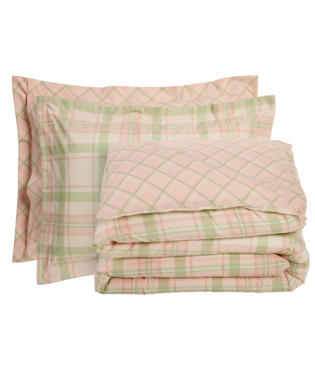 DAS HOME ΣΕΤ ΣΕΝΤΟΝΙΑ ΜΟΝΑ ΜΕ ΛΑΣΤΙΧΟ CASUAL 5443 MINT, PINK 120X200+35 Σεντόνια Μονά