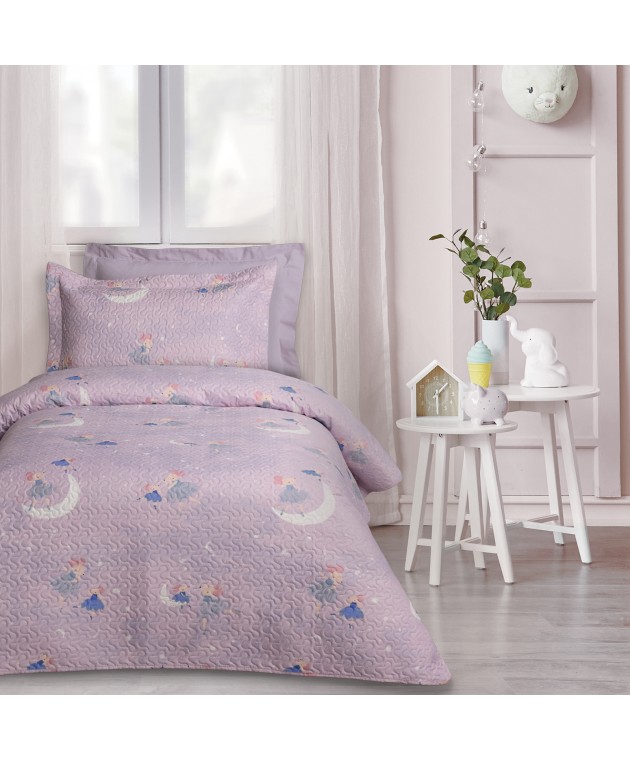 DAS KIDS ΚΟΥΒΕΡΛΙ ΜΟΝΟ 4980 LILAC Παιδικά Κουβερλί